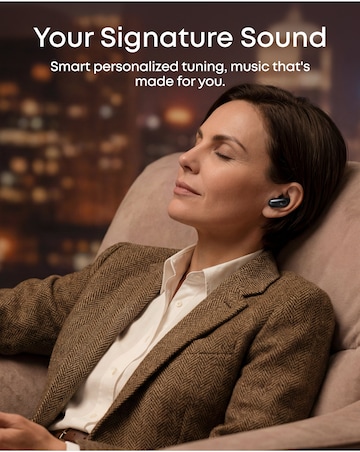 Soundcore Liberty 5 Pro Max Earbuds with AI Note-Taker Smart Case - Black