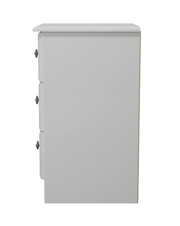 Peregrine Ready Assembled 3 Drawer Bedside - Kids