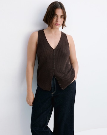 Mango Catherin Culotte High-Rise Jeans