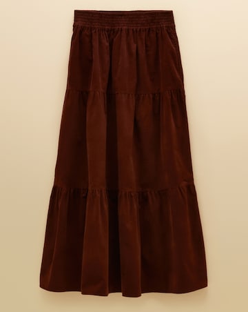 Joules Cord Tiered Skirt