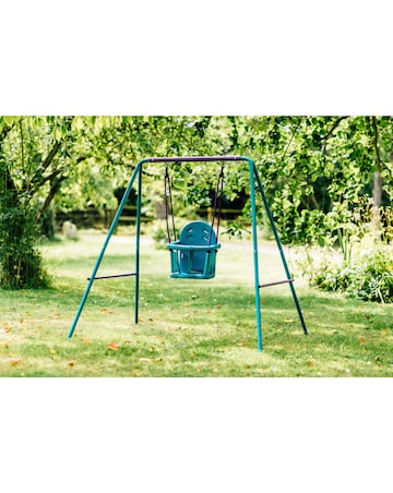 Plum 2 in 1 Swing Set - Purple/Teal