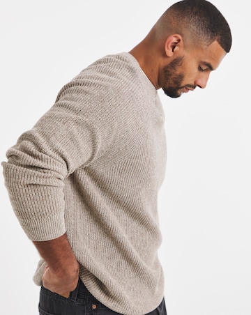 Cotton Twist Crew Neck Jumper