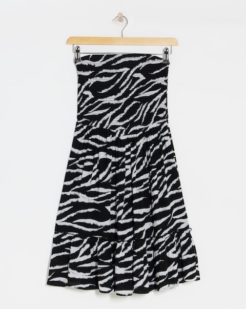 Value Shirred Mini Beach Dress