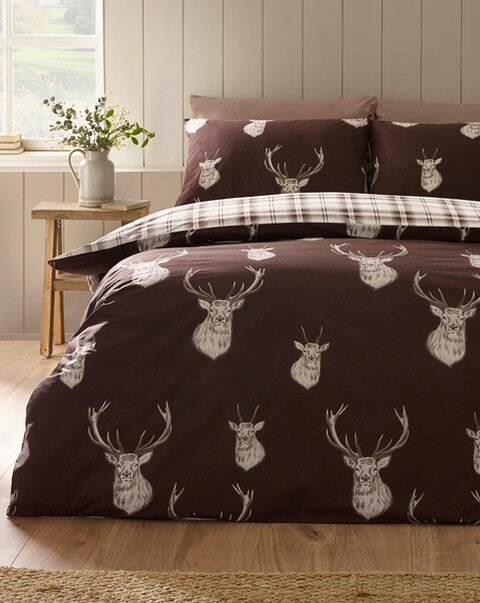 Catherine Lansfield Stag Duvet Cover Set