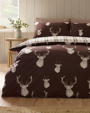 Catherine Lansfield Stag Duvet Cover Set