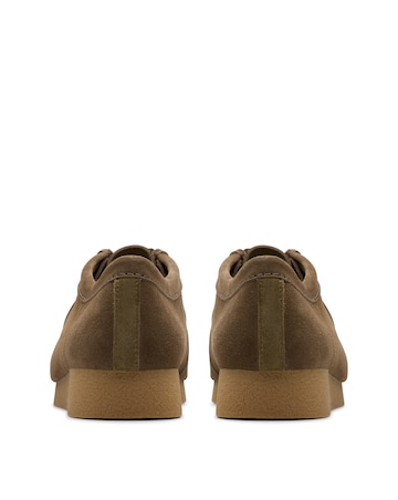 Clarks Wallabee EVO Suede Shoe - Dark Olive