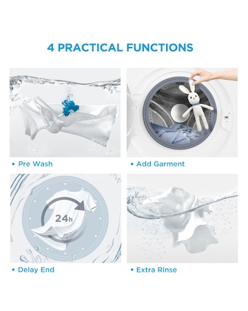 Midea 8kg Washing Machine - White