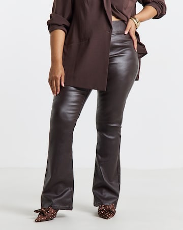 Chocolate Coated Weekender Flare Jeggings