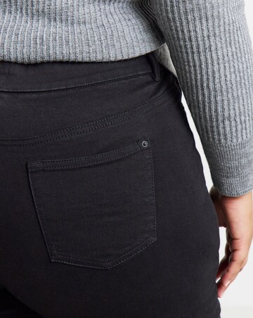 Black Stretch Denim Skinny Jeans