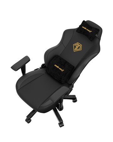 Anda seaT Phantom 3 Premium Large Office Gaming Chair - Black (Golden logo)