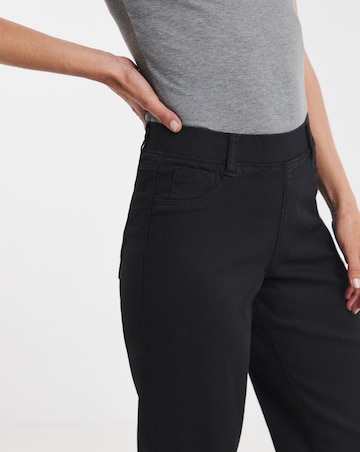 Black Stretch Wide Leg Jeggings