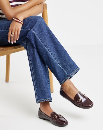 Kennedy Double Buckle Detail Loafers - Extra Wide Fit (EEE)