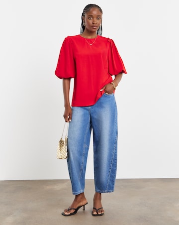 Joanna Hope Puff Sleeve Blouse
