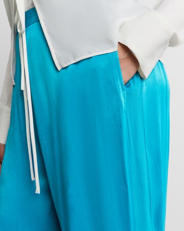 Joanna Hope Blue Satin Wide Leg Trousers