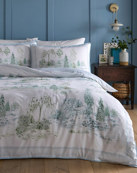 Appletree Willow Tree Scene Duvet Cover Set
