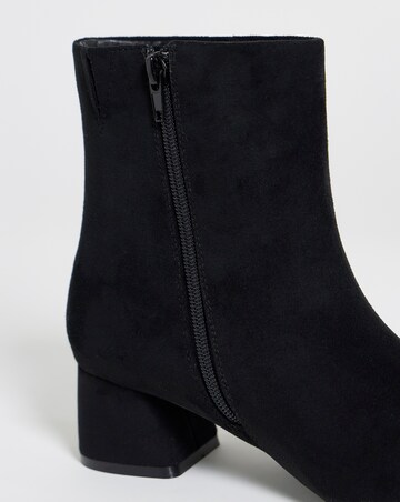 Carmella Block Heel Ankle Boots - Wide Fit (E)