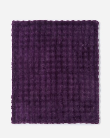 Bubble Faux Fur Throw