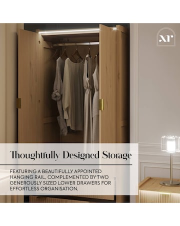 XR Living Dakota Wardrobe With App Control Lights