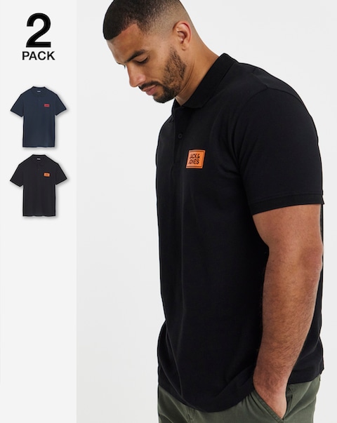 New In - Jack & Jones Rush Polo 2-Pack Set