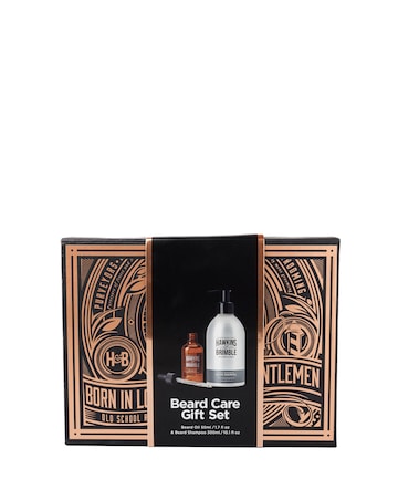 Hawkins & Brimble Beard Gift Set Box (Beard Shampoo, Beard Oil)
