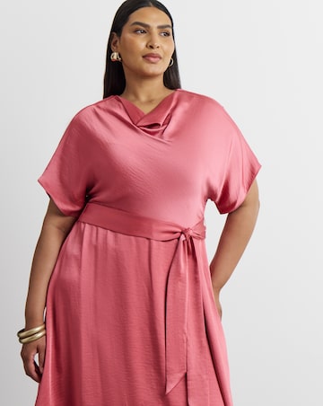 Joanna Hope Cowl Neck Dress