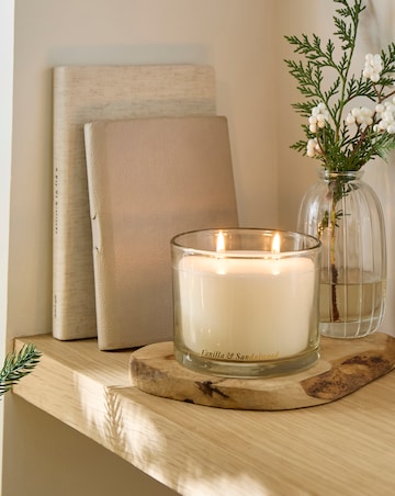 Vanilla & Lavender Glass Candle