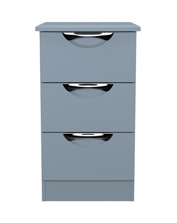 Haydn Ready Assembled 3 Drawer Bedside - Kids
