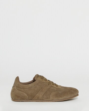 Luna Suede Retro Classic Lace Up Trainers - Extra Wide Fit (EEE)