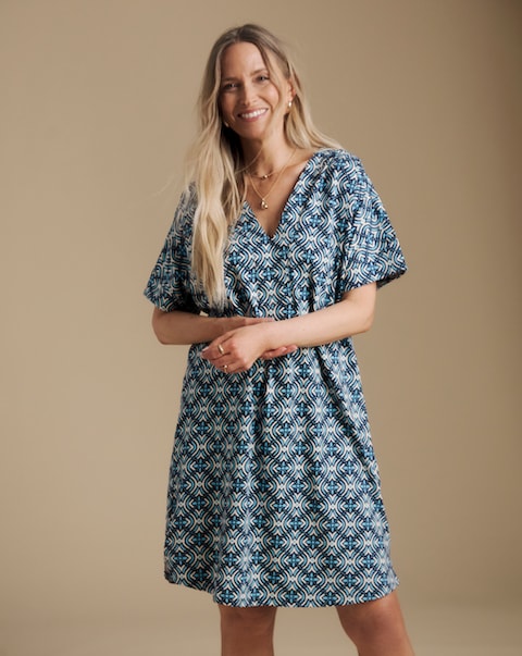 Julipa Cotton Jersey Pocket Shift Dress