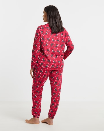 Pretty Secrets Christmas Scottie Dog Family Pyjamas - Womens