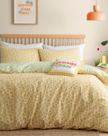Fusion Retro Daisy Floral Duvet Cover Set