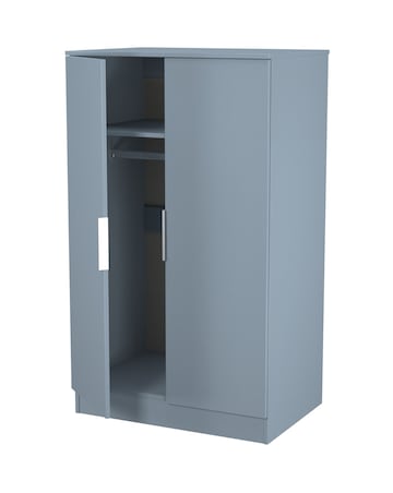 Humber Ready Assembled 2 Door Midi Wardrobe - Kids