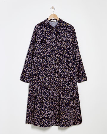 Julipa Printed Cord Shirt Dress