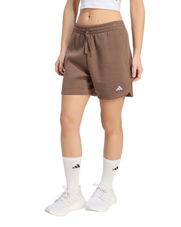 adidas 3 Stripe Studio Fleece Sweat Short