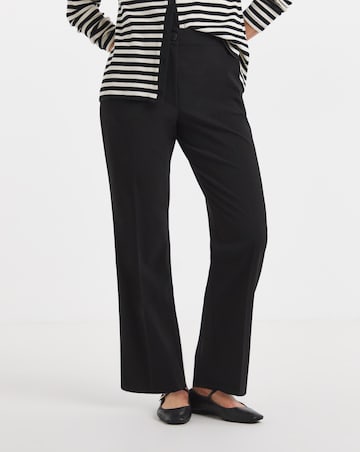 Tailored Straight Leg Trousers with stretch