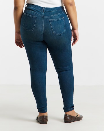 Indigo Stretch Denim Skinny Jeans