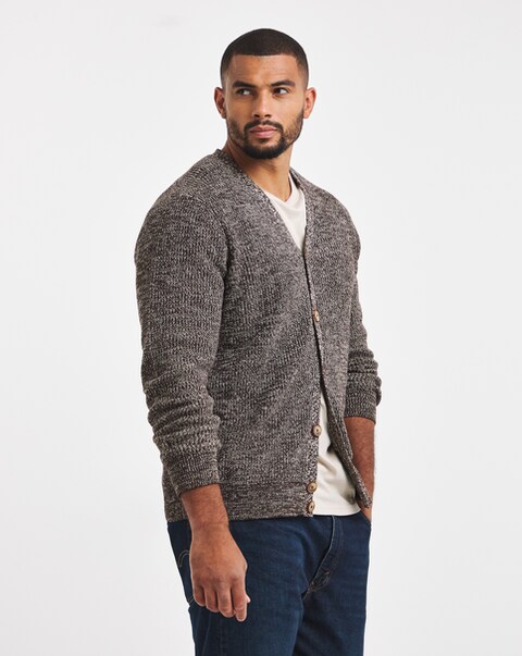 Cotton Twist Knitted Cardigan
