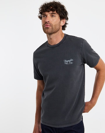 Wrangler Front/Back Graphic T-Shirt - Black
