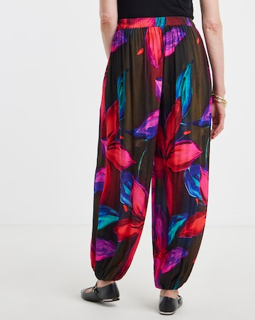 Viscose Crinkle Balloon Trouser