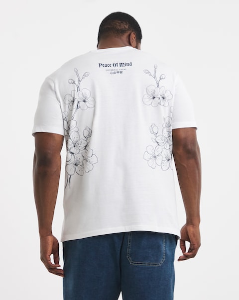 Jack & Jones Oriental Back Print Tee