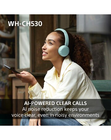 Sony WH-CH530 Wireless On-Ear Headphones - White