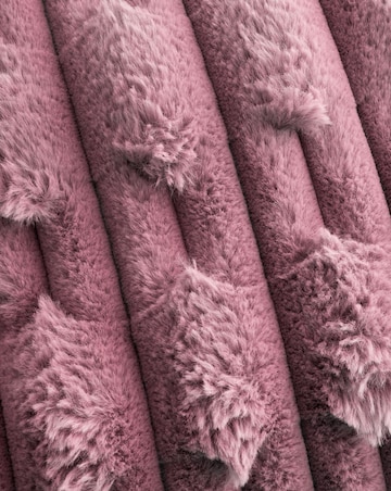 Bianca Carved Faux Fur Cushion
