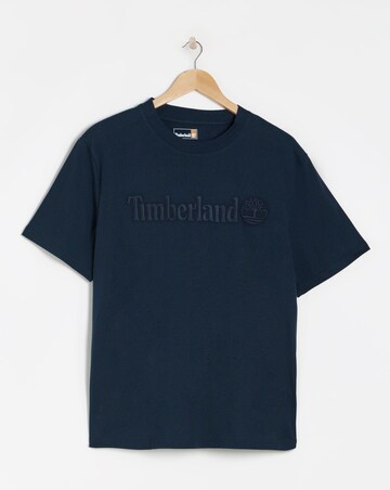 Timberland Embroided Logo T-Shirt - Navy