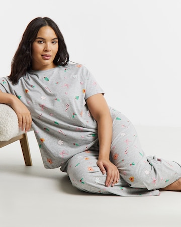 Pretty Secrets Value (2 Pack) Candy Cane Pyjama Sets