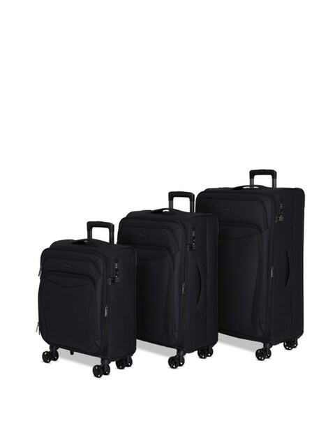 Rock Luggage Vitality 3pc Softshell Suitcase Set
