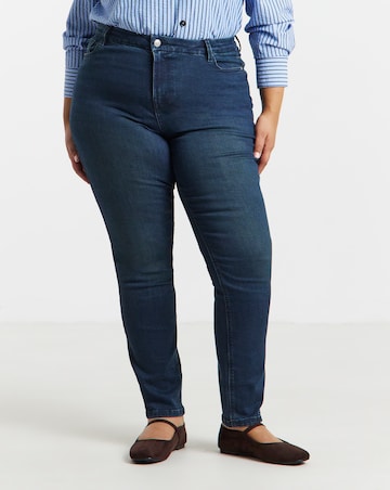 Super Stretch Premium Denim Indigo Slim Jeans