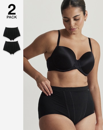 Sloggi (2 Pack) Light Control Maxi Knickers Black or White