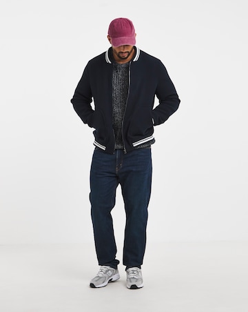 Jack & Jones Jaxon Crew Knit Jumper - Navy