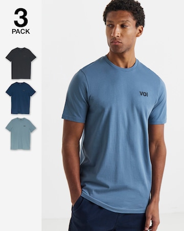Voi 3 Pack T-shirts Long Length