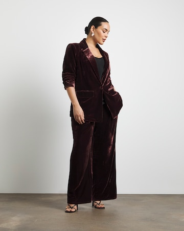 Joanna Hope Velvet Straight Co ord Trouser